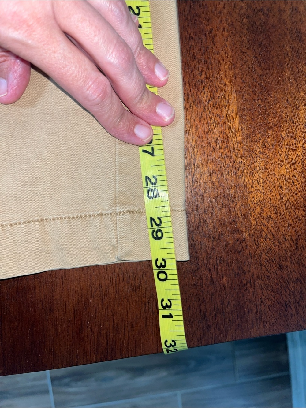 Old Navy Tan Straight-Leg Pants SZ M Flex - Picture 10 of 13